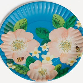 Citrus Bees Melamine Plate 9"