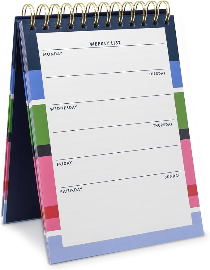 Kate Spade Weekly List Planner, Sunny Day Stripe