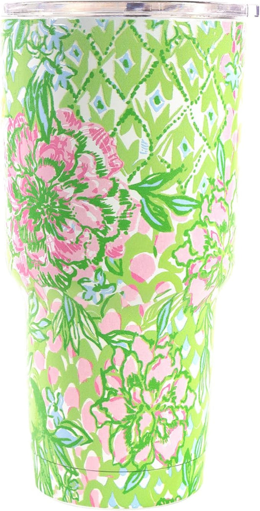 30 Oz Insulated Tumbler-Lime Feeling Good