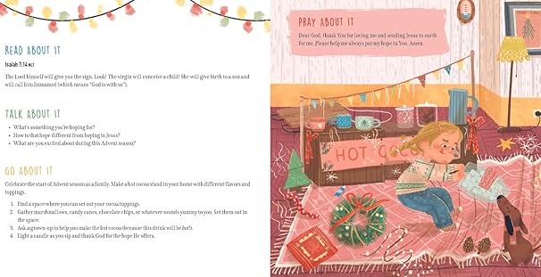 Discovering Christmas: A 25-Day Advent Devotional with Activities for Kids Hardcover