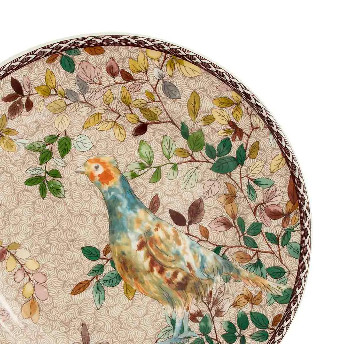 Woodland Accents Salad Plate 8 Inch, Partridge
