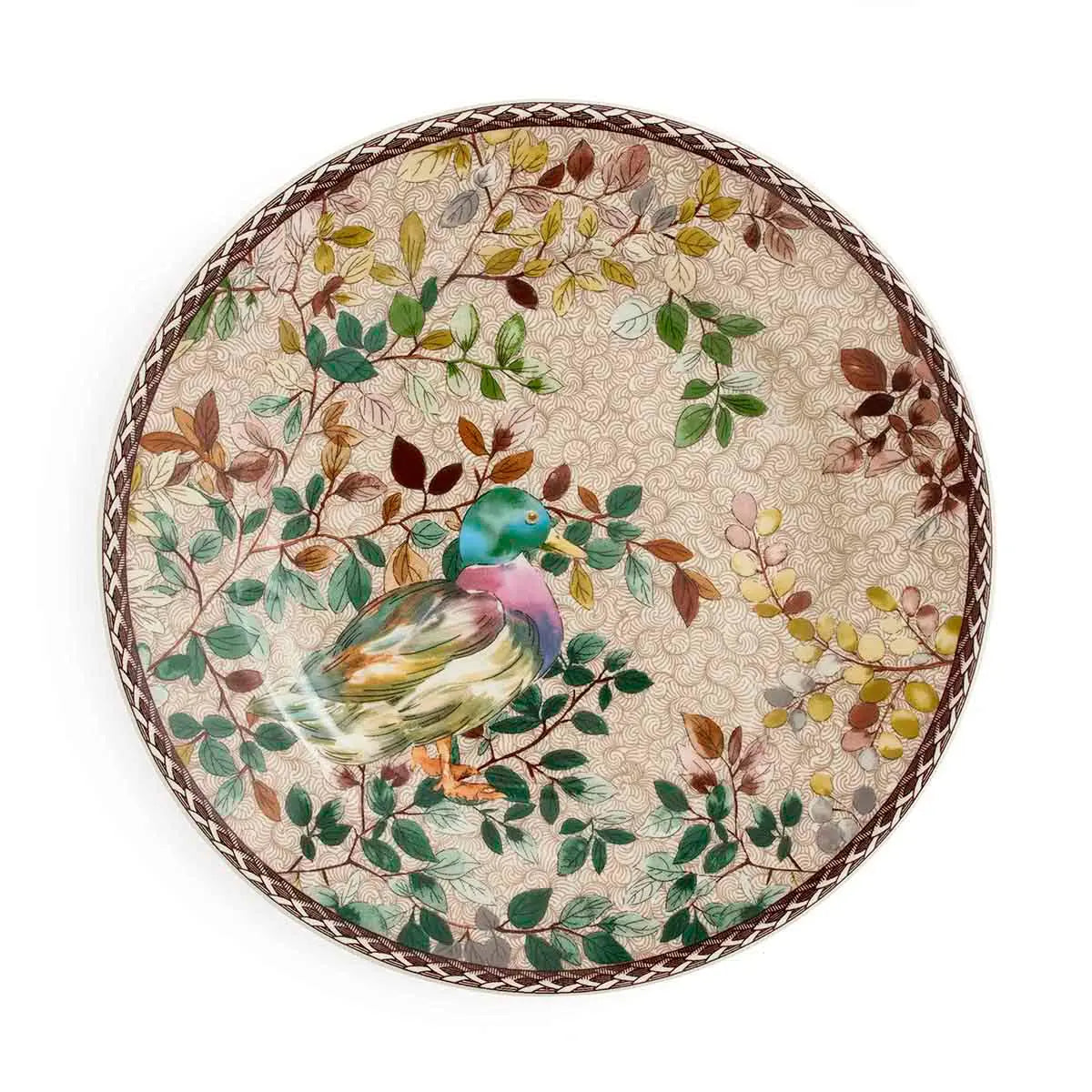 Woodland Accents Salad Plate 8 Inch, Mallard Duck