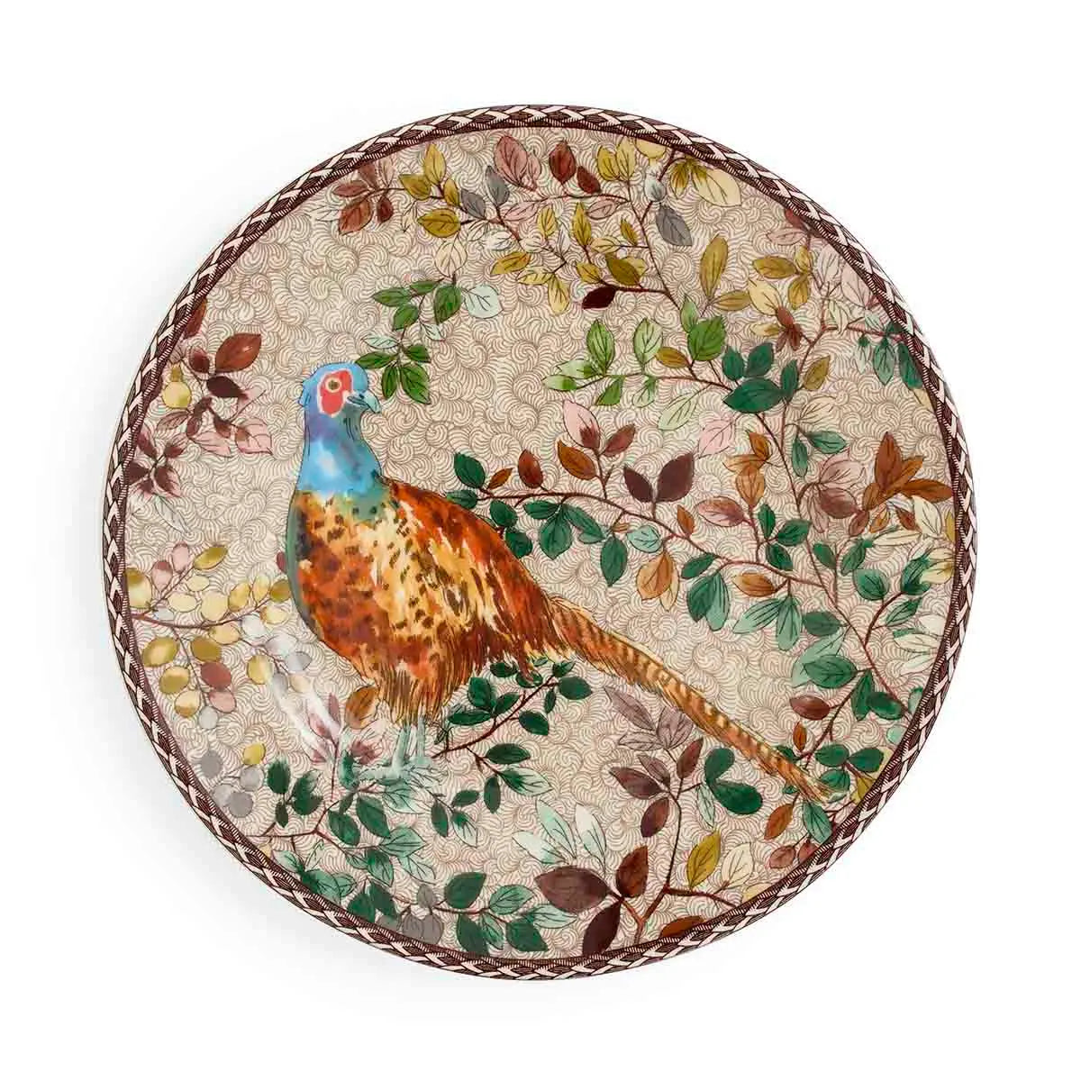 Woodland Accents Salad Plate 8 Inch, Pheasant