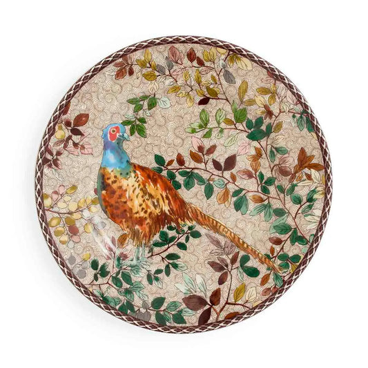Woodland Accents Salad Plate 8 Inch, Pheasant