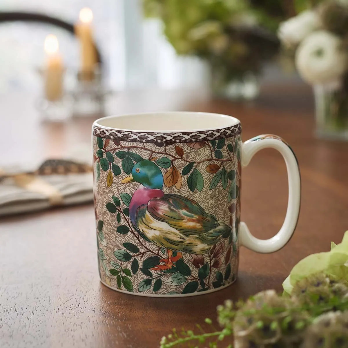 Woodland Accents Mug 9oz, Mallard Duck