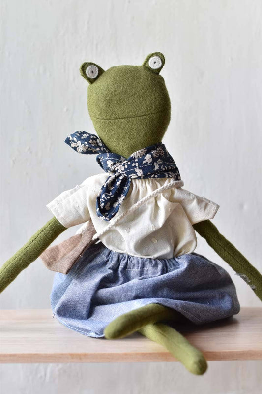 Fern the Frog doll- Chambray: Skirt