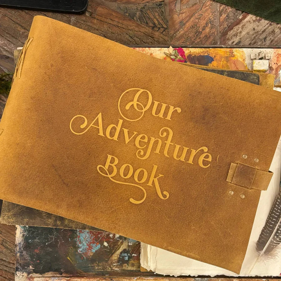 Fawn Embossed Adventure Guest Book