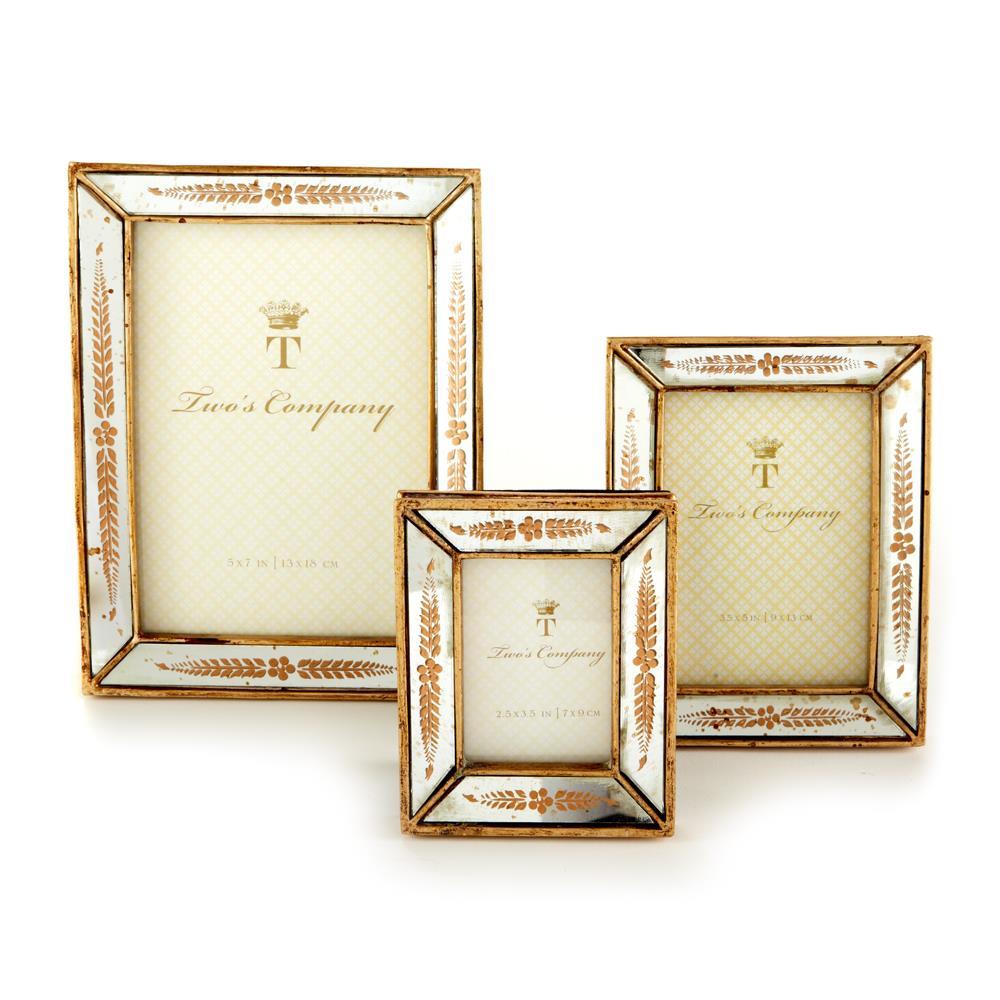 Verona Gold Leaf Mirror Photo Frame