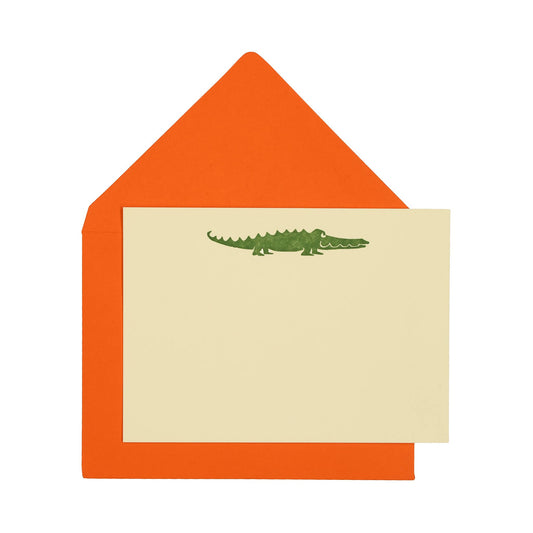 Alligator notecard: Single