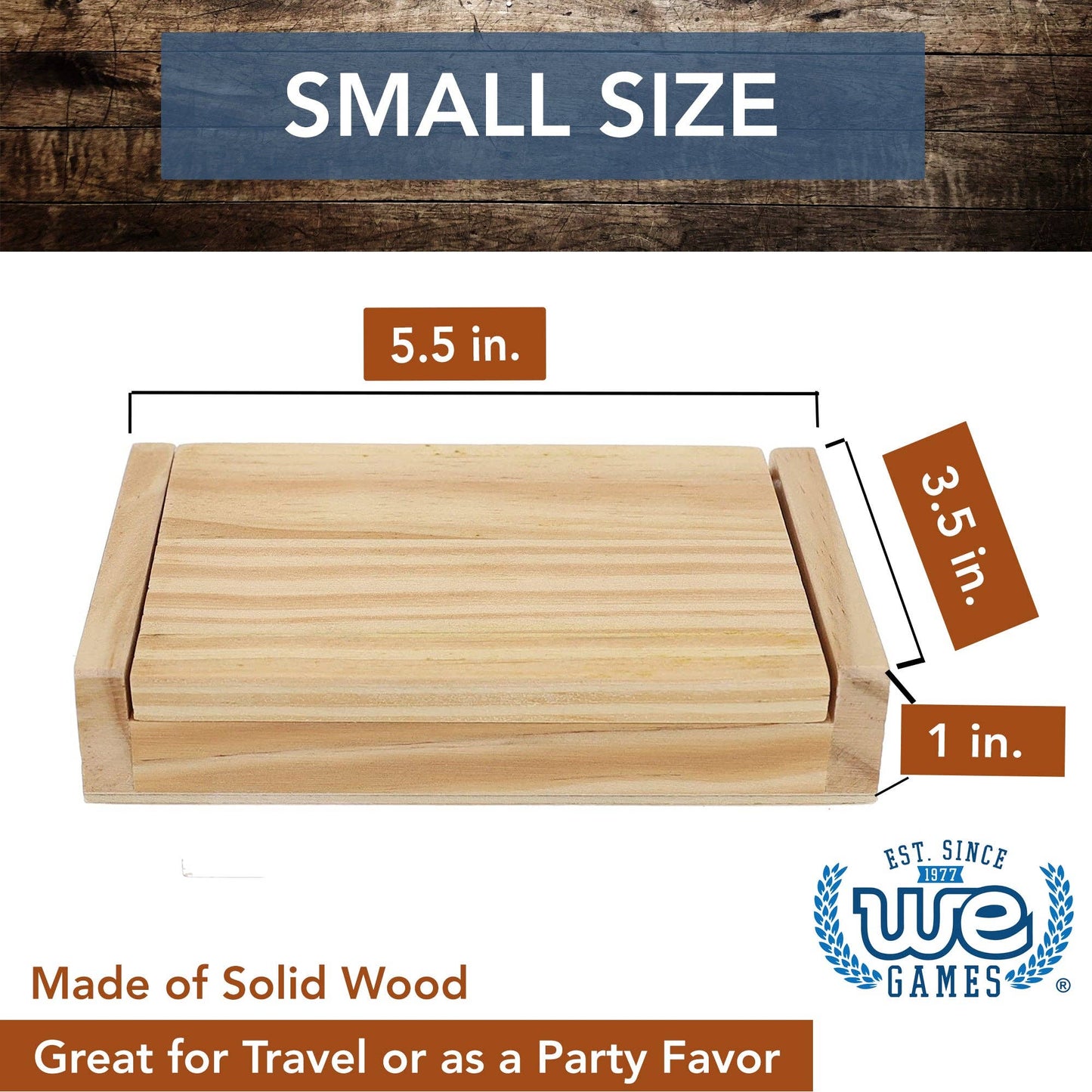 Mini 9 Number Shut The Box Game - 5.5 inches
