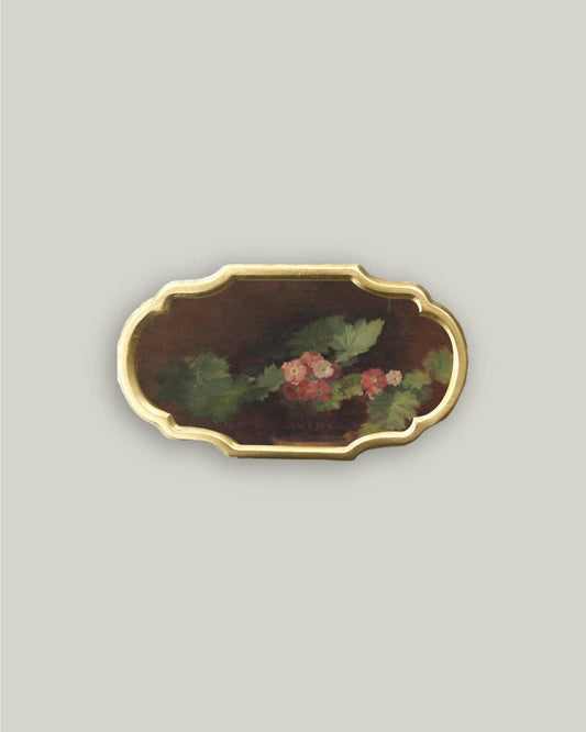 Arrangement of Flowers in Ornate Frame 5x9
