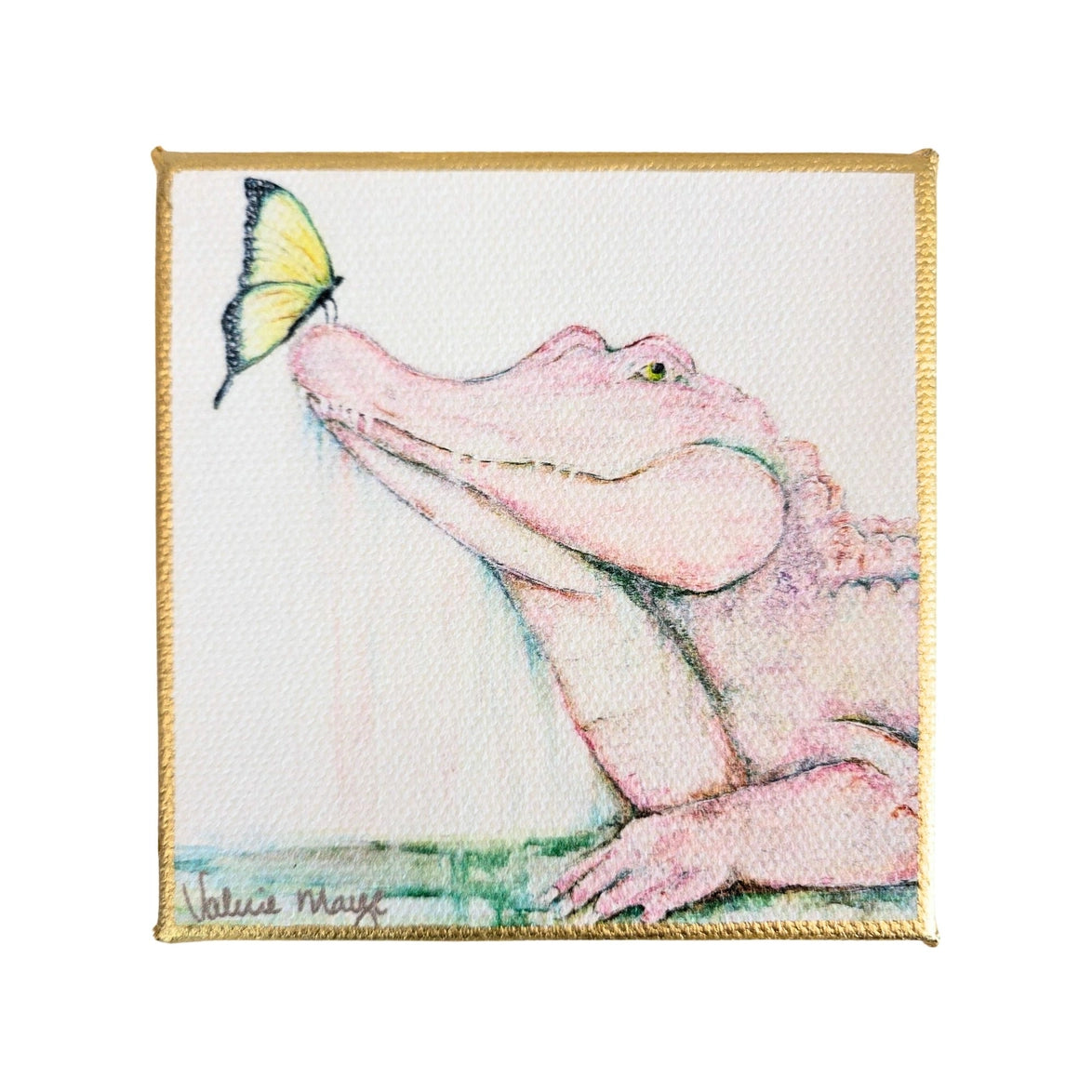 Making Friends Gator Mini Canvas