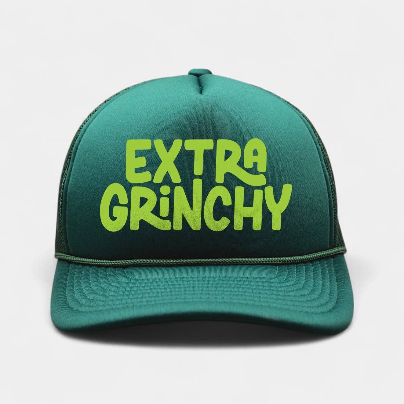 Extra Grinchy Foam Trucker Hat