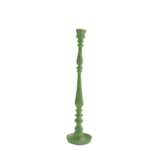 Encanto Crosby Medium Candlestick Holder (Leaf Green)