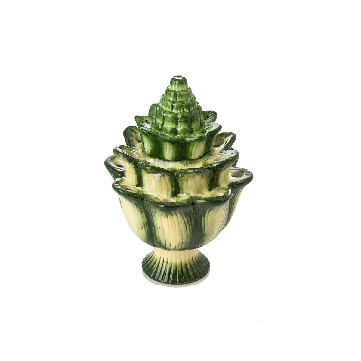 Artichoke Green Ceramic Tulipiere Small