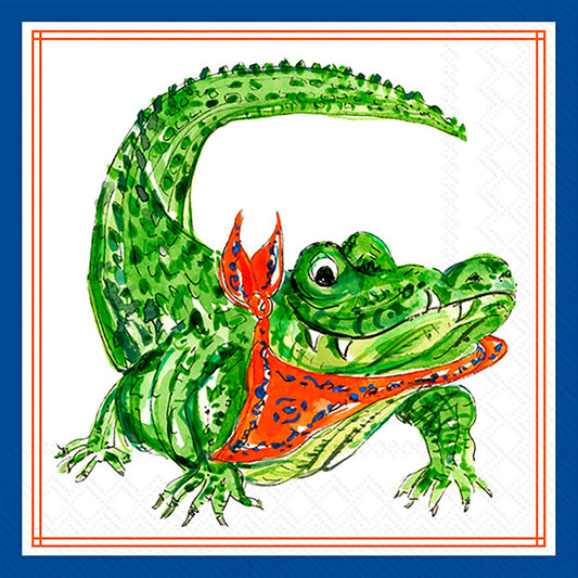 Paper Cocktail Napkins Alligator Hometown Pride