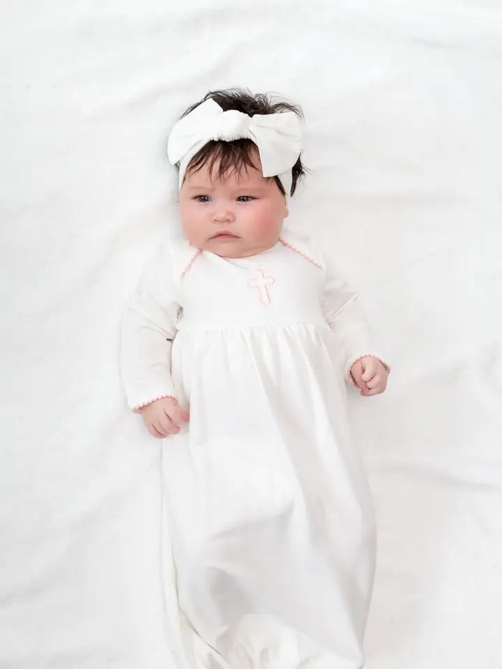 PIP Gown - Pink Cross