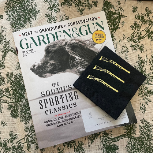 Hunting Hunter | Gold Foil Napkins