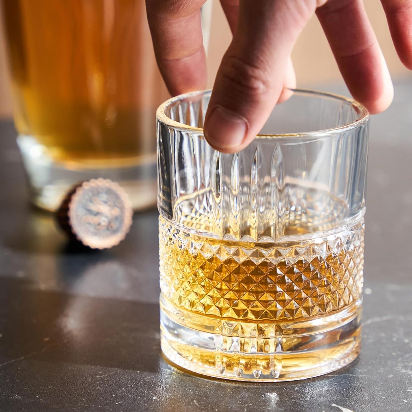 Revolve Spinning Whiskey Glass