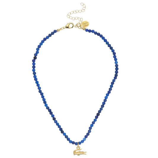 Mini Alligator on Blue Lapis Alys Necklace