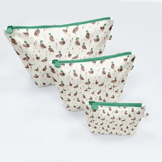 Mallard Drake Easy Clean Wipeable Pouch