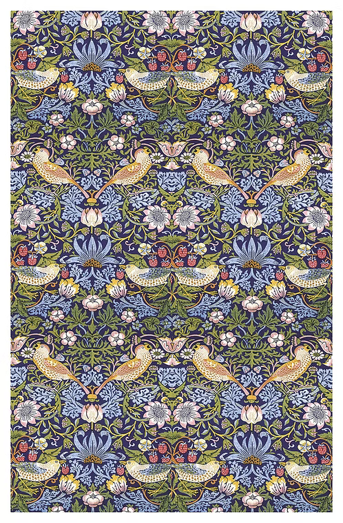 StrawberryThief Stonewashed Printed Tea Towel