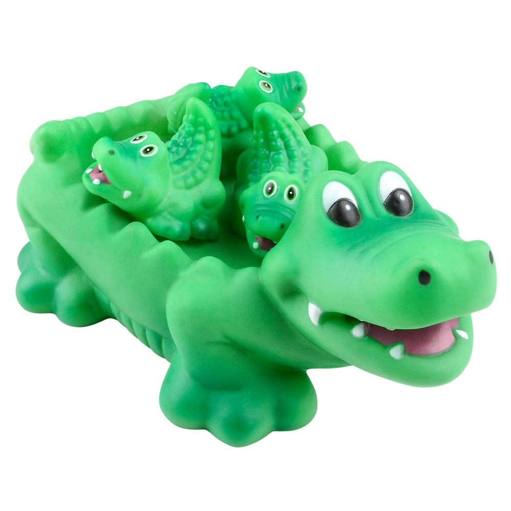 Alligator Bath Play Set 4pc Bath Toys