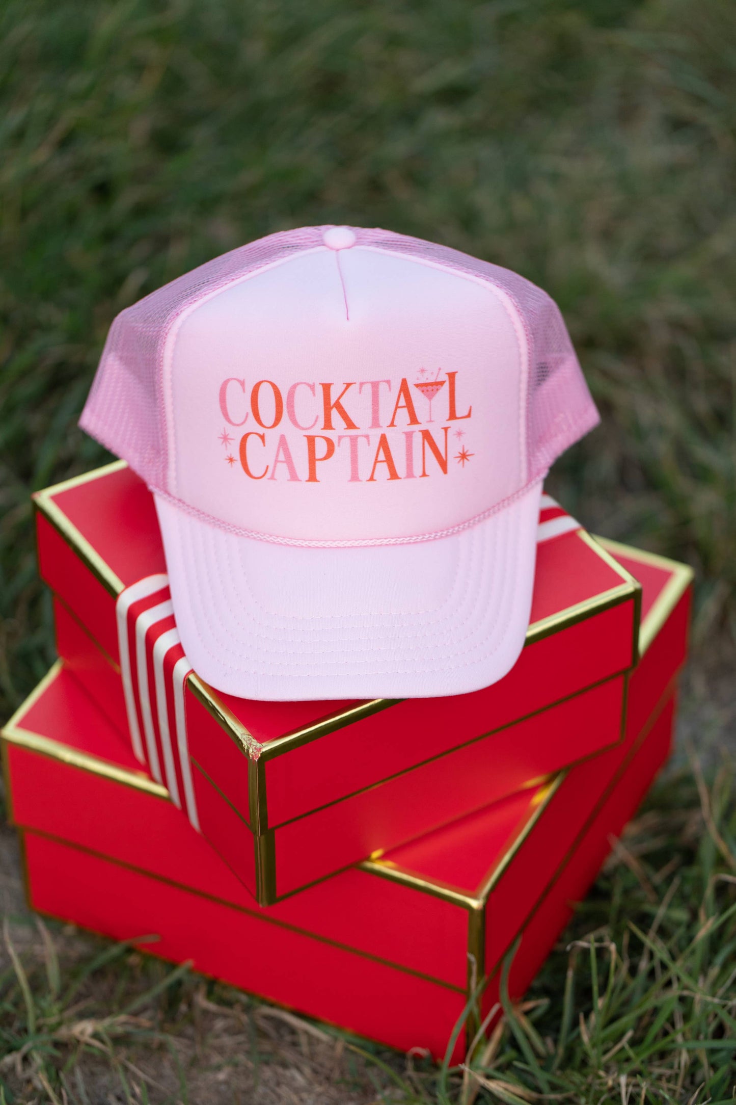 Cocktail Captain Trucker Hat