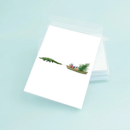 Alligator Pirogue Boxed Card Set