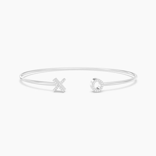 Waterproof XO Flexi Bracelet Silver M