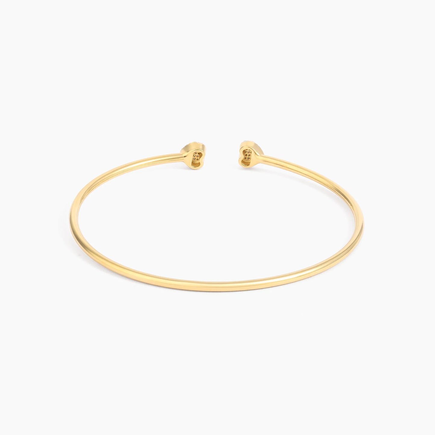 Waterproof Twin Heart Bracelet Gold M