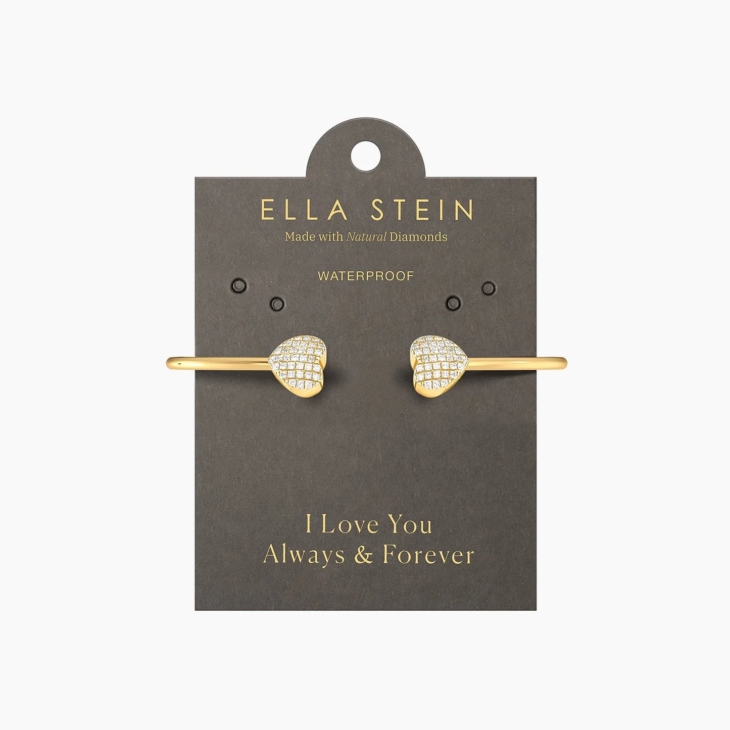 Waterproof Twin Heart Bracelet Gold M