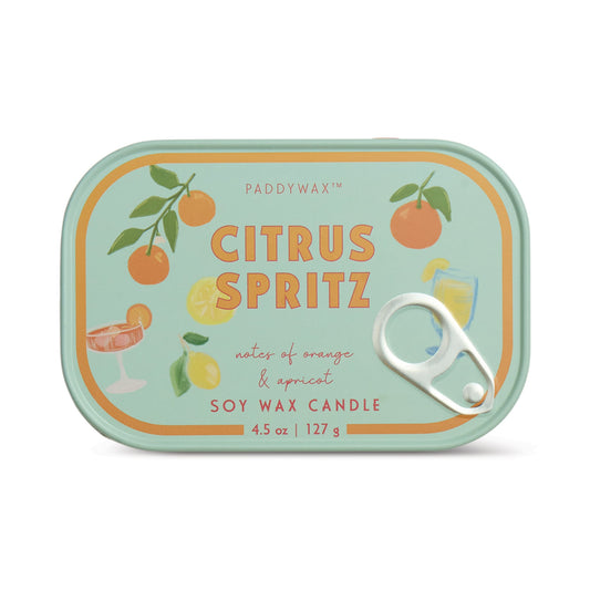Bistro 4.5 oz Tin Candle - Citrus Spritz