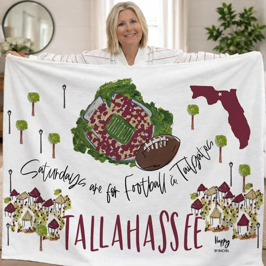 Tallahassee Saturdays Game Day Fleece Blanket