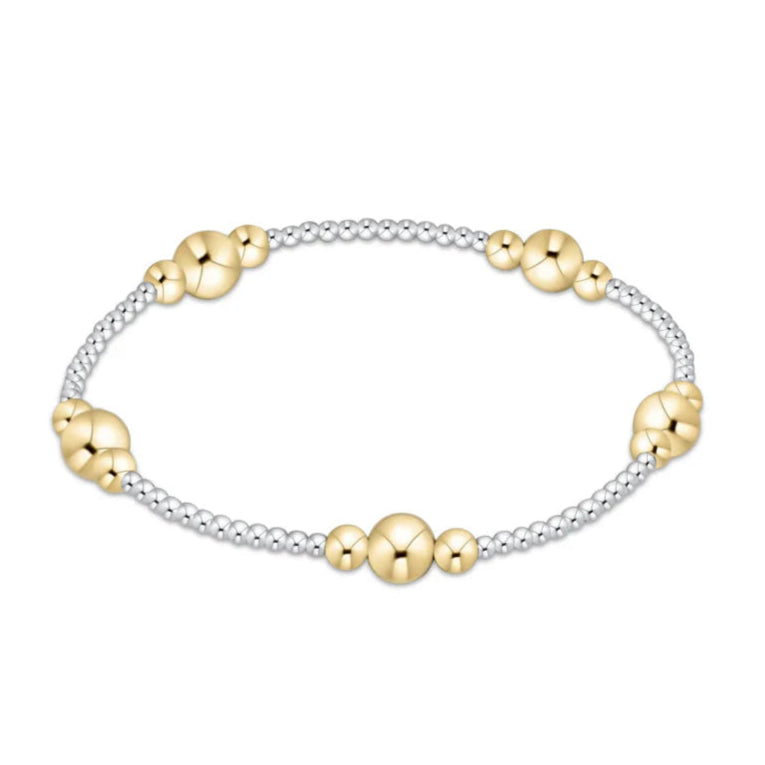 Classic Purpose Bracelet in Mixed Metal 6mm