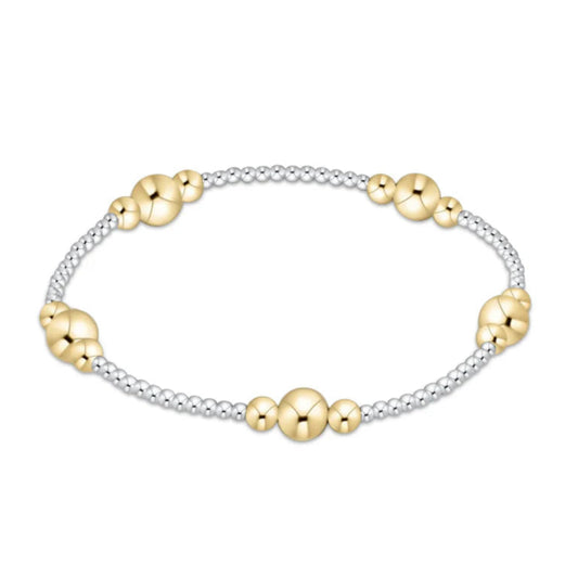 Classic Purpose Bracelet in Mixed Metal 6mm
