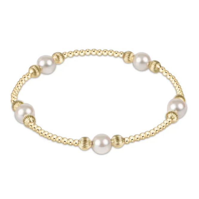 Purpose Pearl 6mm Bead Bracelet - Dignity