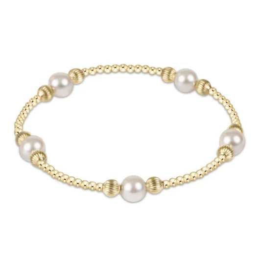 Purpose Pearl 6mm Bead Bracelet - Dignity