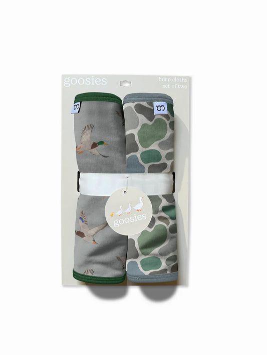 Burp Cloths Set- Mallards
