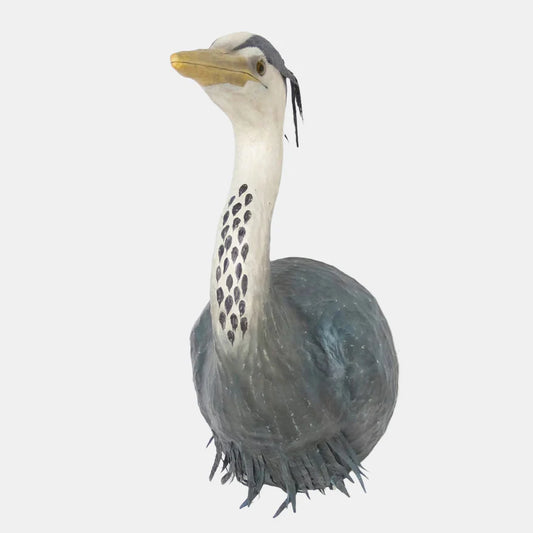 Wall Mount Heron Paper Mache