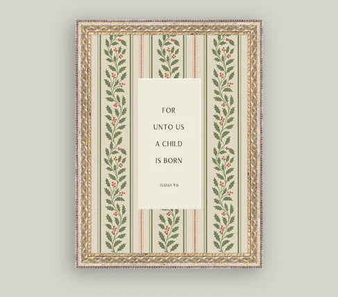 A Child Is Born Wall Art