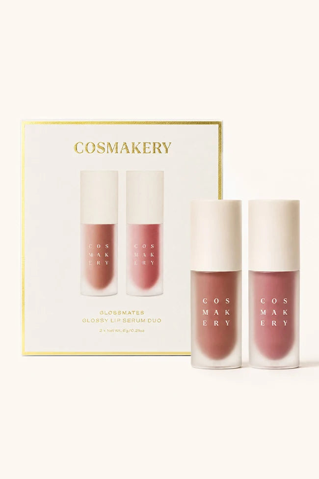 Glossmates Gloss Serum Duo - Nudes