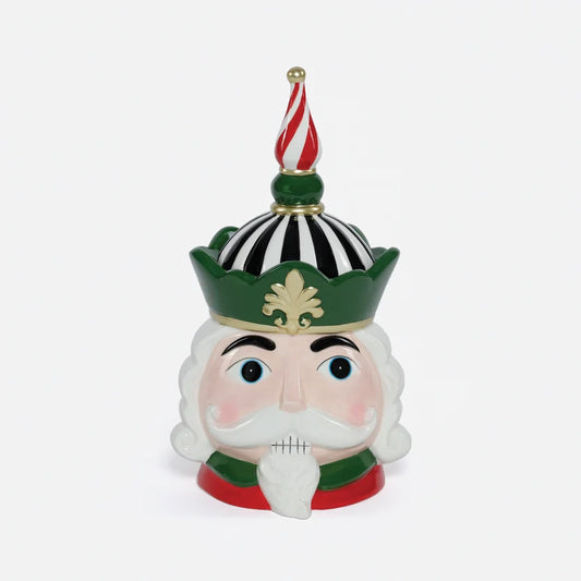Nutcracker Ceramic Cookie Jar