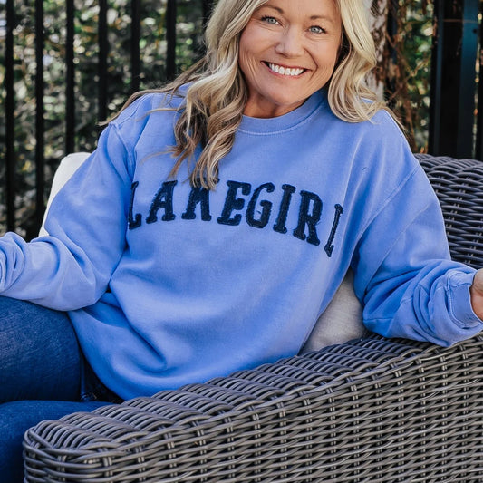 Ringspun Fleece Crew Neck in Peri
