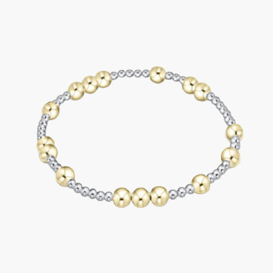 Hope Unwritten 5mm Bead Bracelet - Mixed Metal