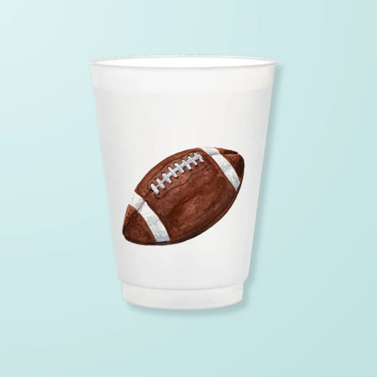 Football Frosted Cup Set