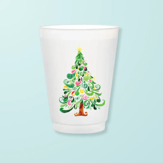 Festive Christmas Tree Cups