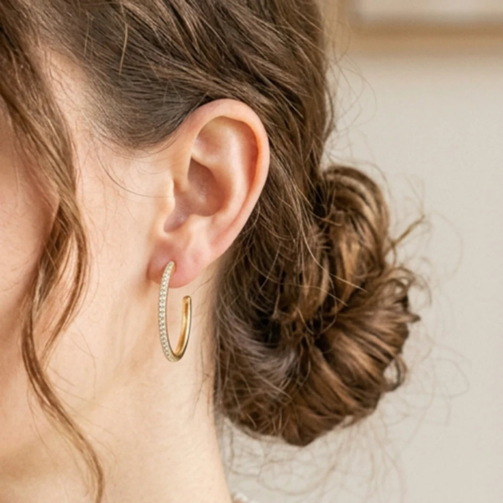 Waterproof A Hoop Thing Small Hoop Earrings Gold