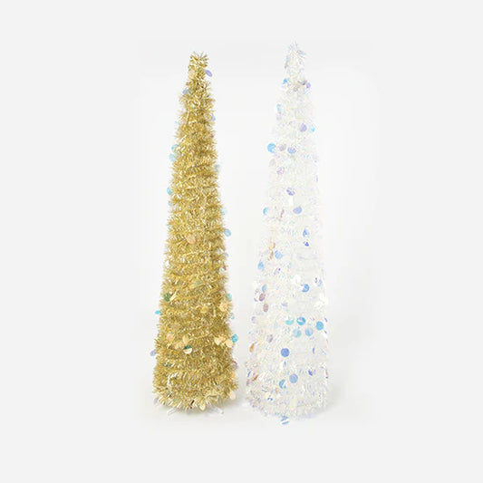 Collapsible Tinsel Tree