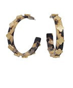 Metal Clover Hoop Tortoise